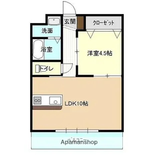 カトレア【103号室】の間取り