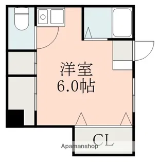 スプリングハイツ中洲【3階】の間取り