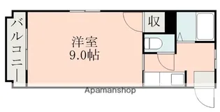 レインボー薬師【5階】の間取り
