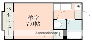 レインボー薬師【3階】の間取り