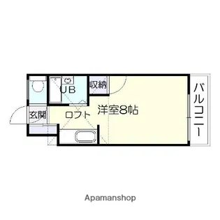 スパロー吉野【2階】の間取り