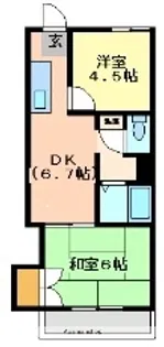 サンハイツ新栄【6階】の間取り