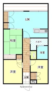 ラ・セレニータM【301号室】の間取り