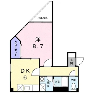 アベニールロミオ【4階】の間取り
