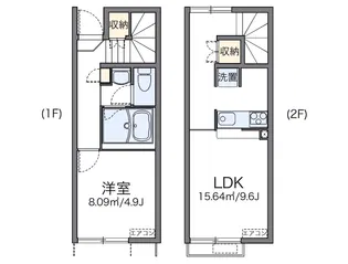 レオネクスト向日葵【113号室】の間取り