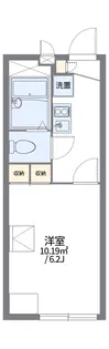 レオパレスコスマーファイブ【207号室】の間取り