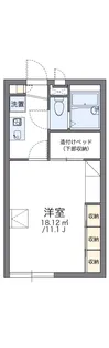 レオパレスSTORY柳【108号室】の間取り