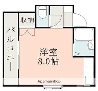 花堂ビル【3階】の間取り
