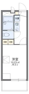 レオパレスひかり【307号室】の間取り