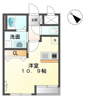 フォレスト クレイン【1階】の間取り