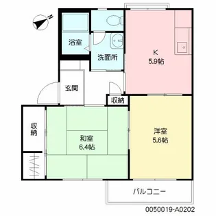 フォーレスO【2階】の間取り