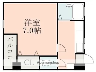 イモーレ真砂【4階】の間取り