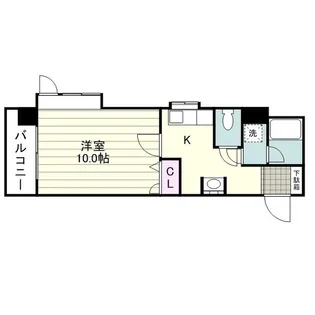 折田ビル(南郡元町)【0306号室】の間取り