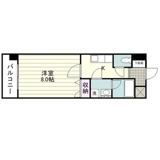 折田ビル(南郡元町)【0302号室】の間取り