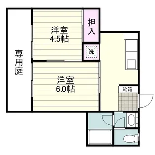 加藤ハイツ【0102号室】の間取り
