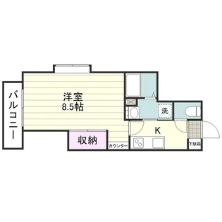 AS・BLD【0301号室】の間取り