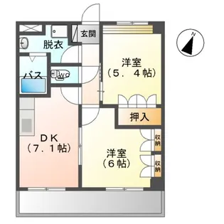 グランデューCHIYO【2階】の間取り