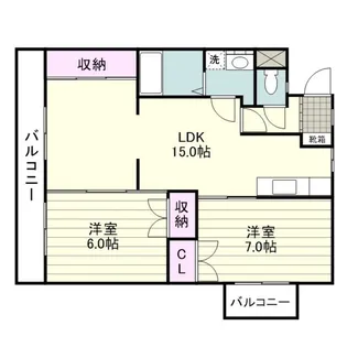 森園ビル【0403号室】の間取り
