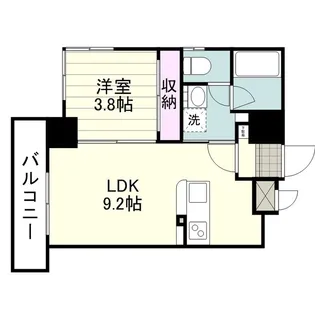 フォンス鴨池DC【0401号室】の間取り