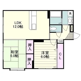 グランヒル【0101号室】の間取り