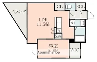 EAST TERRACE下荒田【6階】の間取り