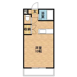 フロウレス新屋敷【302号室】の間取り