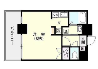 スカリナータ城南通り【403号室】の間取り