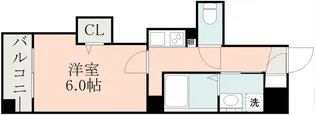 SーRESIDENCE 鴨池 PRIMO【0204号室】の間取り