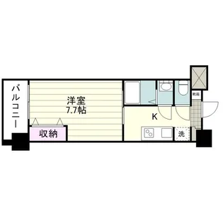 RJRプレシア郡元スクエア【0812号室】の間取り
