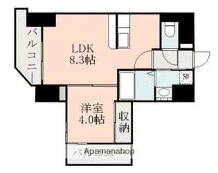 エルシオン鴨池【3階】の間取り