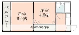 コーポ水勝【1階】の間取り