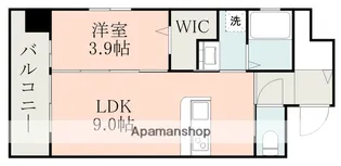 クレアグレイス荒田Ⅱ【4階】の間取り