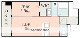 クレアグレイス荒田Ⅱ【5階】の間取り