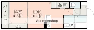 フォルトゥーナ【2階】の間取り