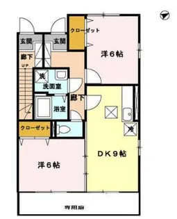 メゾンエール【1階】の間取り