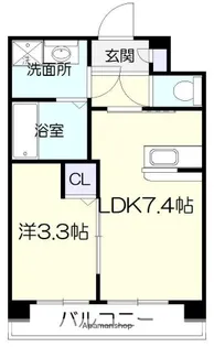 ピネータ天保山【3階】の間取り