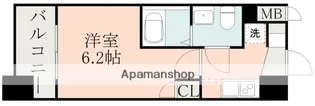 S−RESIDENCE照国ASCENT【3階】の間取り