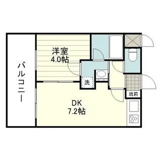 ESPACE DU COEUR【0204号室】の間取り