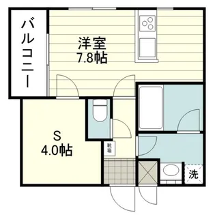 ESPACE DU COEUR【0307号室】の間取り