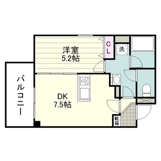 ESPACE DU COEUR【0302号室】の間取り