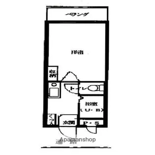 コーポソシア【1階】の間取り