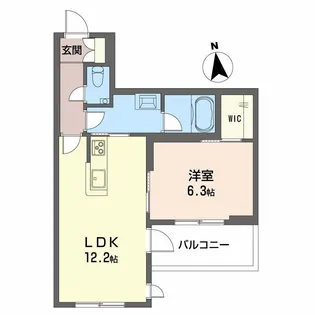 シャーメゾン 武【4階】の間取り