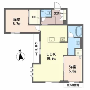 シャーメゾン 武【3階】の間取り