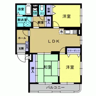 ユーミー長田A棟【2階】の間取り