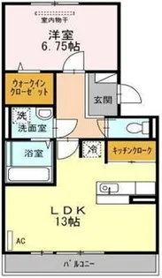 ロータス鹿児島中央【2階】の間取り