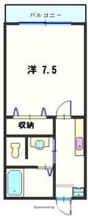 ディライトハイムA【5階】の間取り