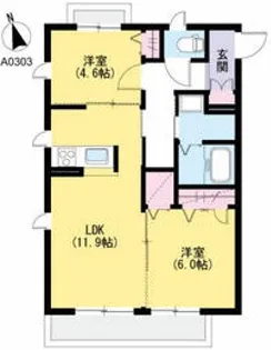 リラフォートK【2階】の間取り