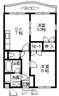 シオン【1階】の間取り