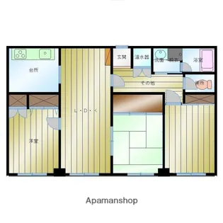 ストークマンション鹿児島【14階】の間取り