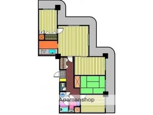 ストークマンション鹿児島【1601号室】の間取り